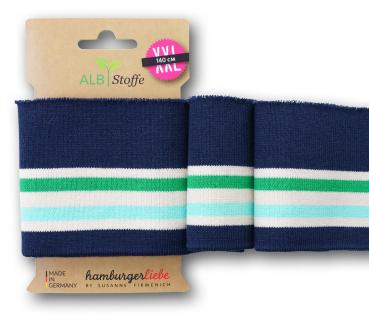 Cuff Me College Shine Bündchen blue navy-meringa-verde erba-verdino